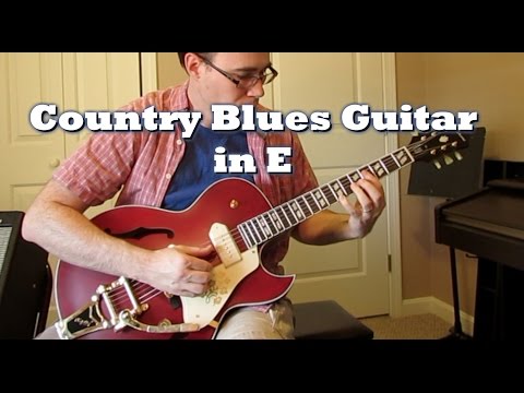 Country Fingerstyle Blues ideas in E (Tom Conlon)