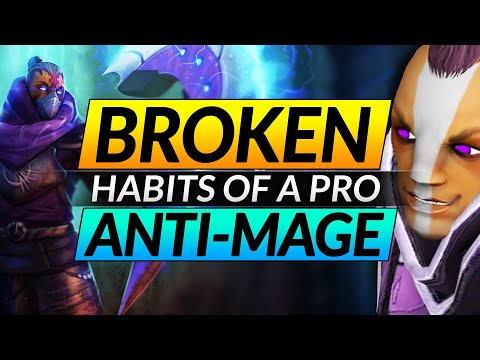 How to be THE MOST BROKEN CARRY - STOMPING BAD LANES on Anti Mage - Dota 2 Guide