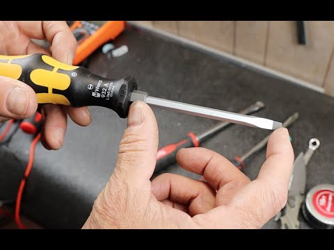 Wera Kraftfrom Plus Chisel Driver Slotted Screwdriver: For when things get rough. And under $7 too!