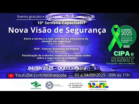 10ª Semana Capacita SIT - 04 set. 2025 - 9h