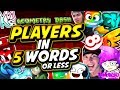 Every GEOMETRY DASH Player In 5 WORDS OR LESS