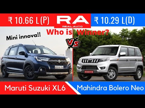 Maruti Suzuki XL6 vs Mahindra Bolero Neo - Full Comparison | #mahindra #marutisuzukixl6 #boleroneo