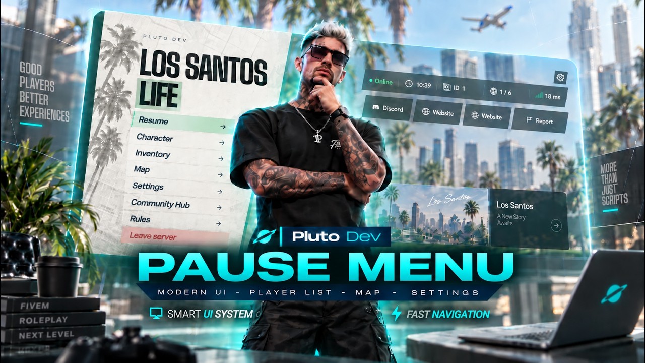 Pluto | Pause Menu