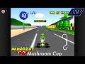 Mario Kart 64 150cc Playthrough Mushroom Cup