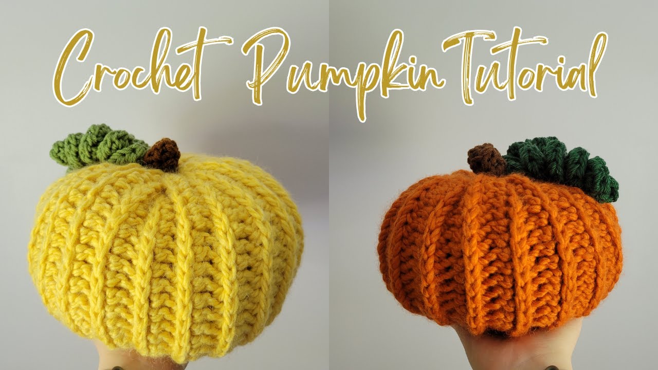 Crochet Pumpkin Tutorial -- Fully Customizable Pattern!!