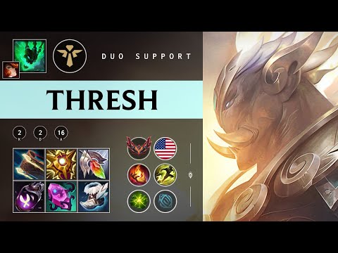 Thresh Support vs Poppy - NA Grandmaster Patch 25.24