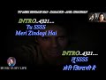 Tu Meri Zindagi Hai Karaoke With Scrolling Lyrics Eng हिंदी