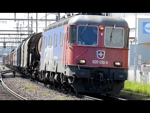 Transit in Pratteln - SBB Cargo Re 620 im Güterzugparadies -