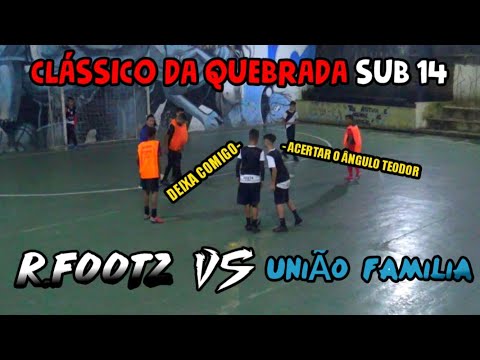 JOGO SUB 14  - R.FOOTZ vs UNIÃO FAMÍLIA