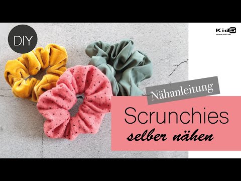 Sew your own scrunchies :-) super easy sewing tutorial DIY