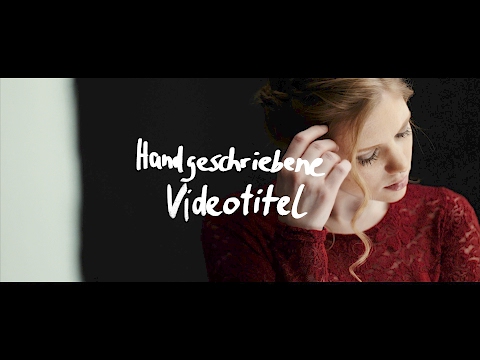 Handgeschriebene Videotitel OHNE Grafiktablett! - Quick Tips #8