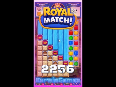Royal Match Level 2256 - No Boosters Gameplay