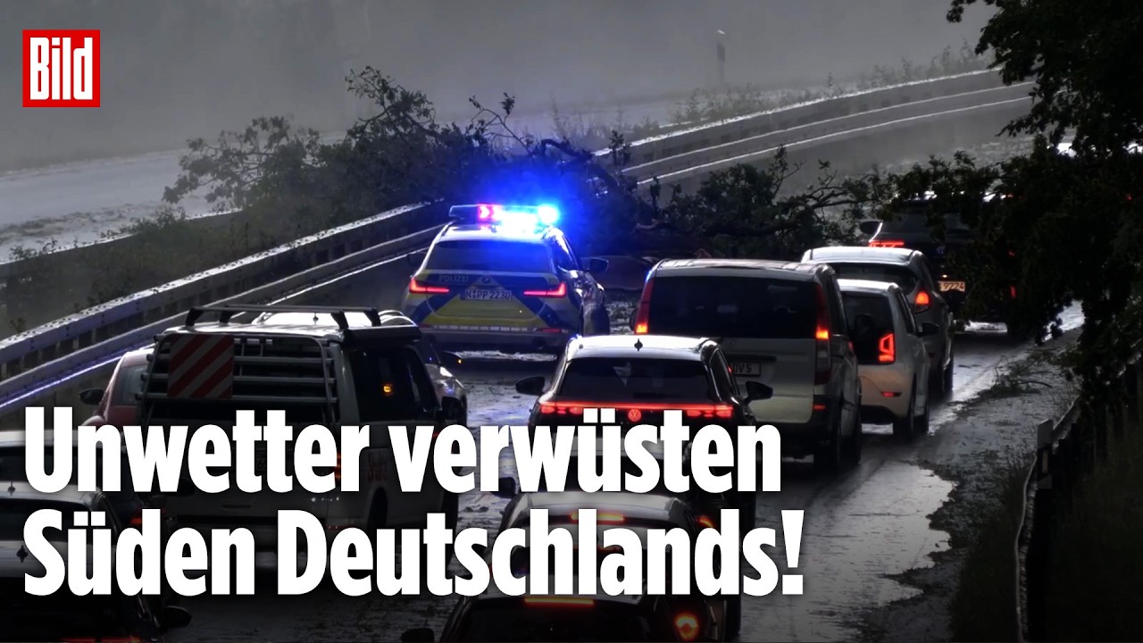 Wetter-Chaos in Bayern: Tornadoverdacht! Superzellen hinterlassen Schneise der Verwüstung!