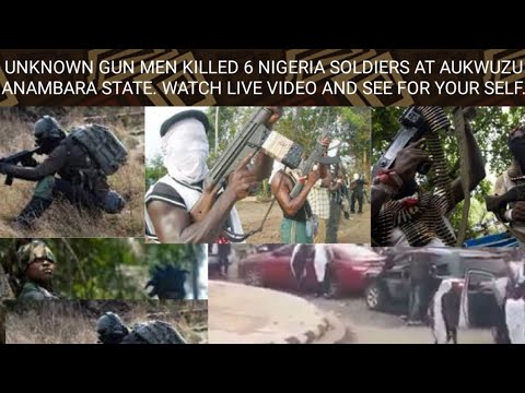 Breaking! UNKNOWN GUN MEN killed 6 Soldiers at Aukwuzu Anambara State. But the Zoo denied it. #UGM