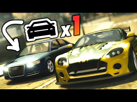 Every Car can only lose ONCE! No Upgrades! NFS Most Wanted Stock Permadeath Challenge | KuruHS