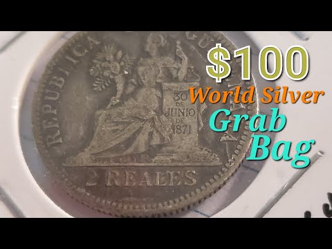 Mail Call # 60 : $100 FOREIGN / WORLD SILVER COIN GRAB BAG from AG Chopsticks .... What did I get?