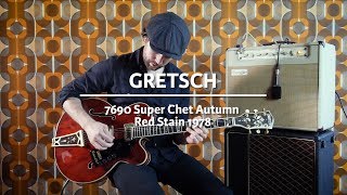 Video thumbnail for Gretsch 7690 Super Chet Autumn Red Stain 1978 played by Alex Labrie | Demo @ TFOA by TFOA Demos