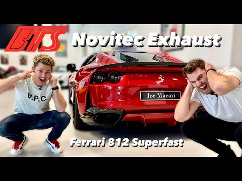 EXTREMELY LOUD NOVITEC EXHAUST, STRAIGHT PIPES !! | FERRARI 812 SUPERFAST | Exterior & Interior Tour