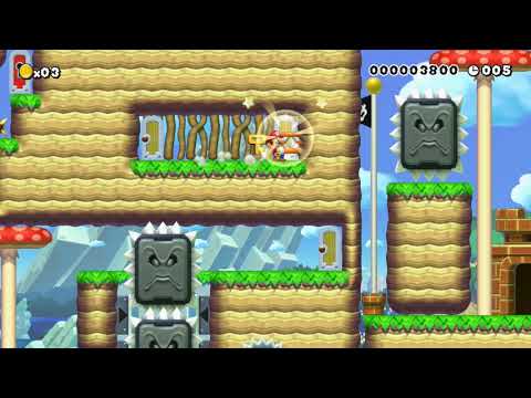 [SMM] Thwomp Magic Speedrun (Thanks for 300 subscribers!)