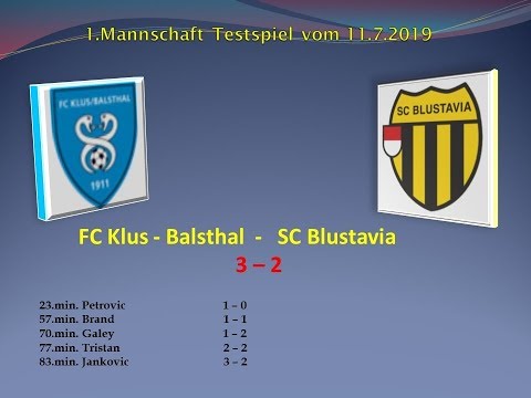 1.Mannschaft Testspiel FC Klus - Balsthal - SC Blustavia