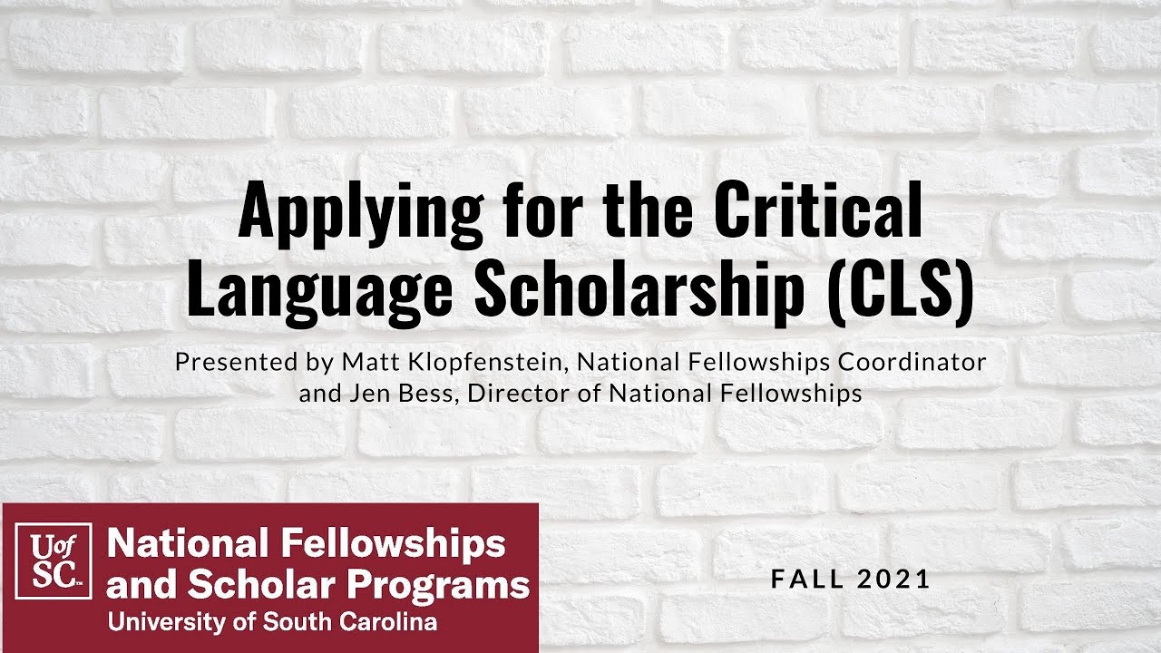 CLS Workshop Fall 2021
