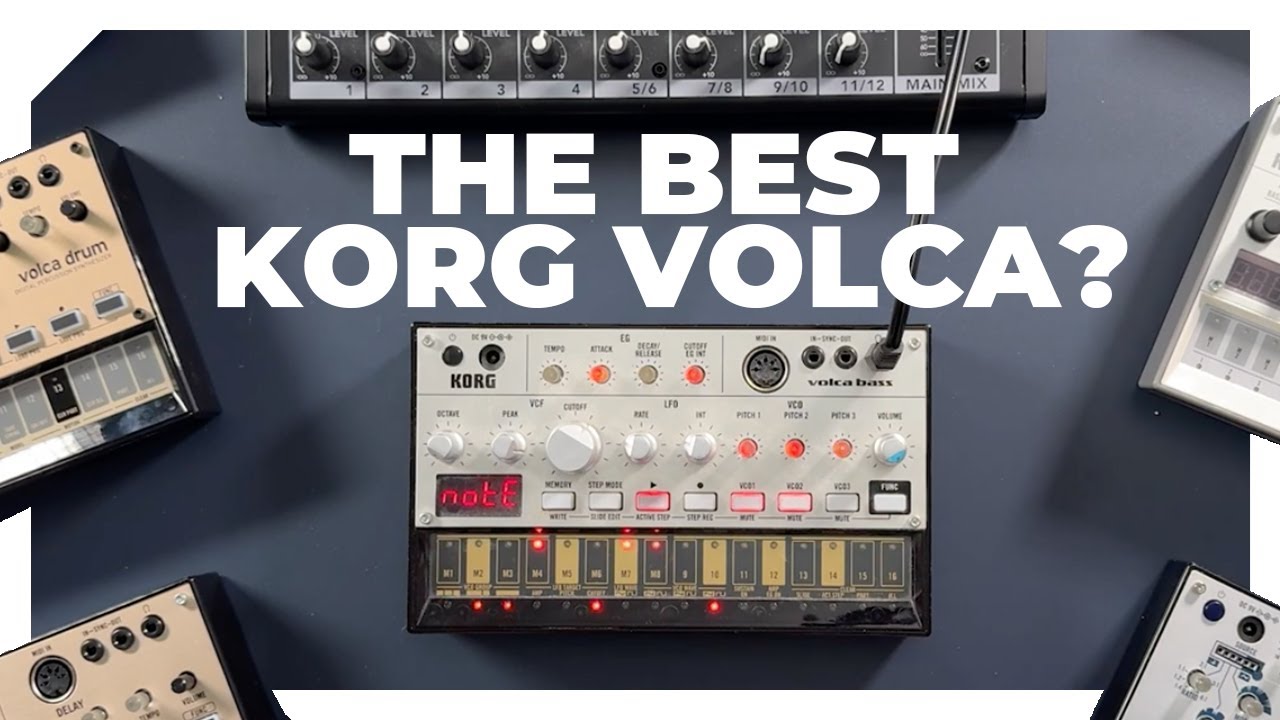 10 years of the Korg Volca: Which is the best? Let's rank the range... - YouTube