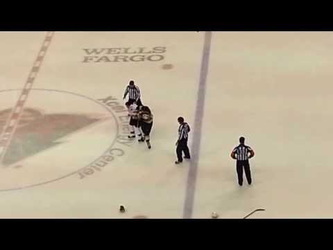 Hockey Fight - Cory Sarich vs. Clayton Stoner SLUGFEST