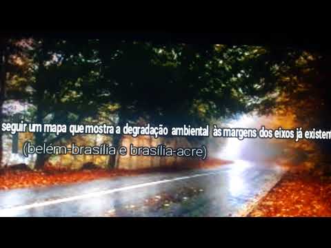 Desmatamento para a construção de rodovias