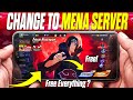 How To Change Free Fire Server To MENA Server