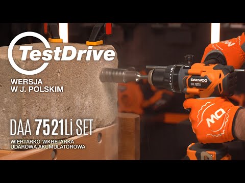  Wiertarko-wkrętarka akumulatorowa DAEWOO DAA 7521Li SET 