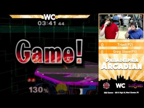 The Philadelphia Arcadian: Triad (Samus) vs Greg Glaze (Luigi) - Pools