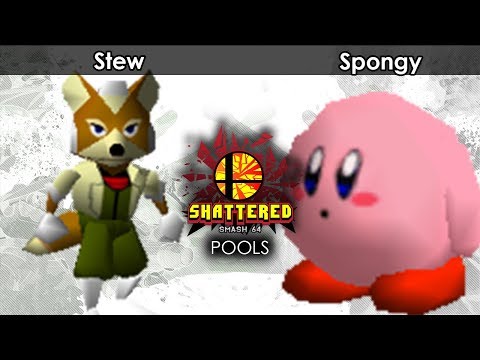 Smash 64: MIGHTY | Stew (Fox) V Spongy (Kirby) - Shattered 76 Tournament SSB64