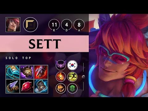 Sett Top vs Gwen - KR Master Patch 25.15