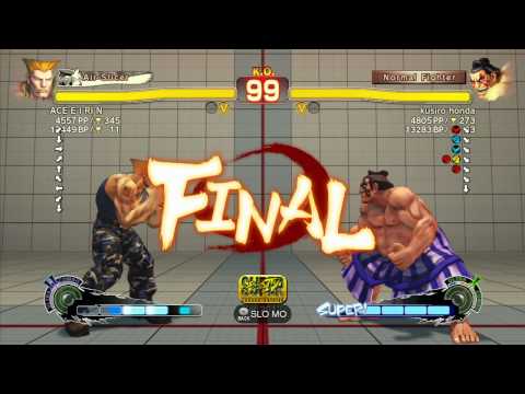 SSF4 AE 2012: ACE E I RI N (Guile) vs kusiro (Honda) - Xbox Live Ranked Match