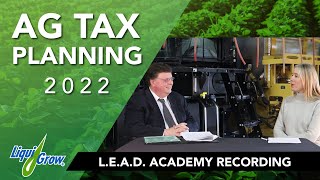 Tax Planning for Ag 2022