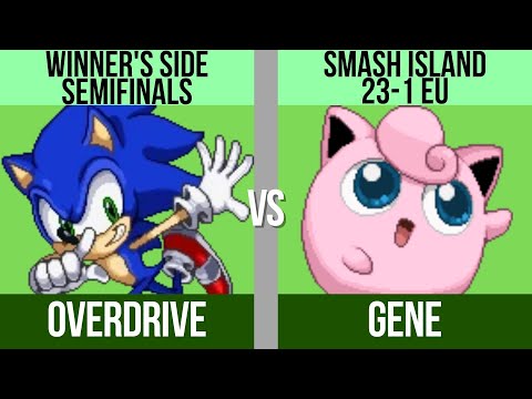 [ENG] Overdrive (Sonic) vs. Gene (Puff) - SSF2 Winner's Semis - Smash Island 23-1 EU