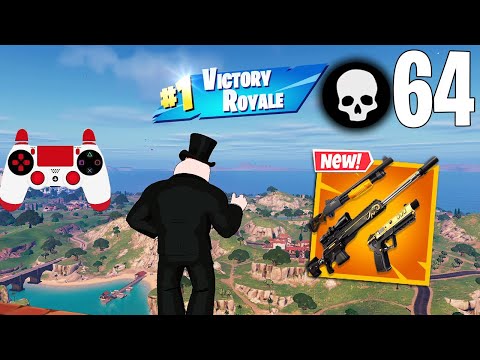 64 Elimination Solo Vs Squads Gameplay Wins (NEW Fortnite Chapter 5!)