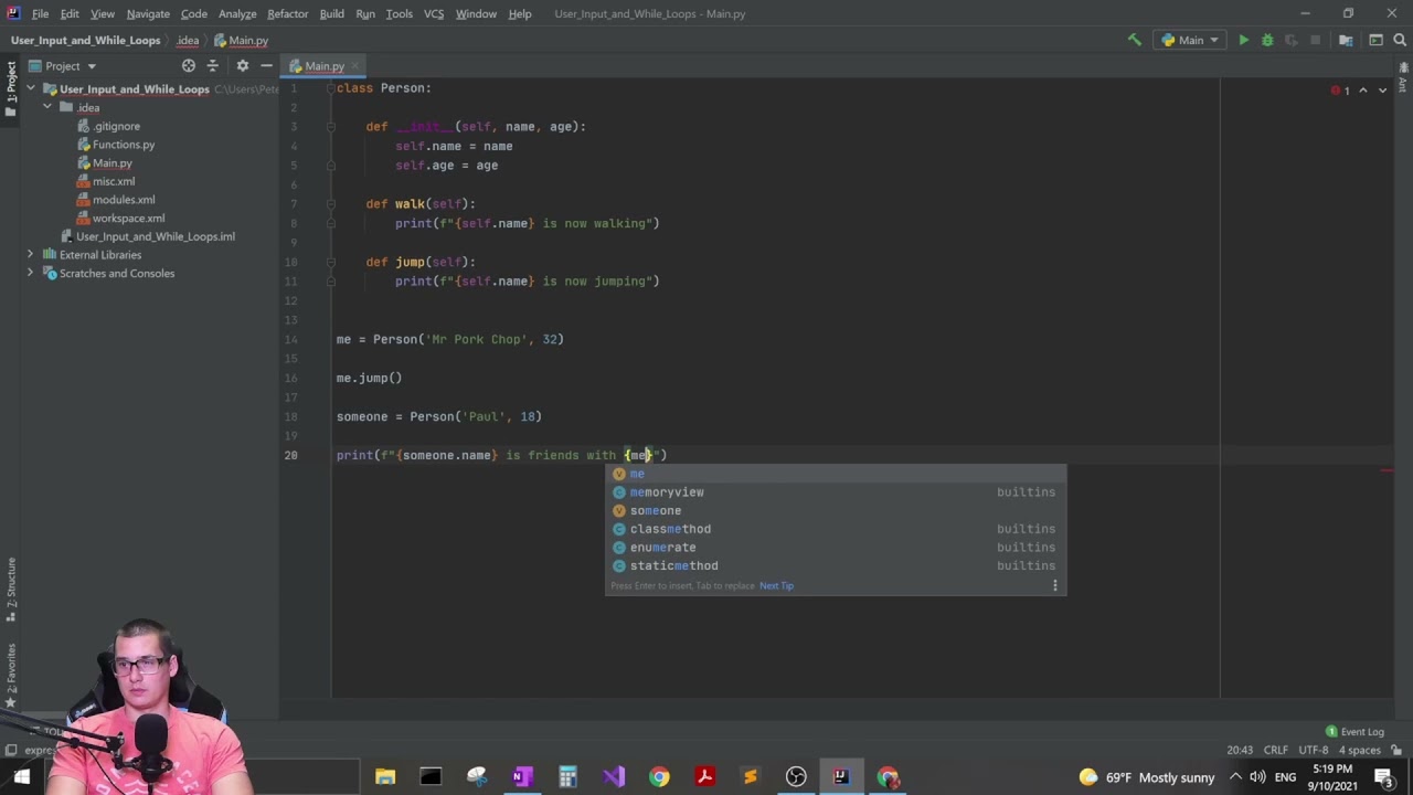 How to write a Class in Python