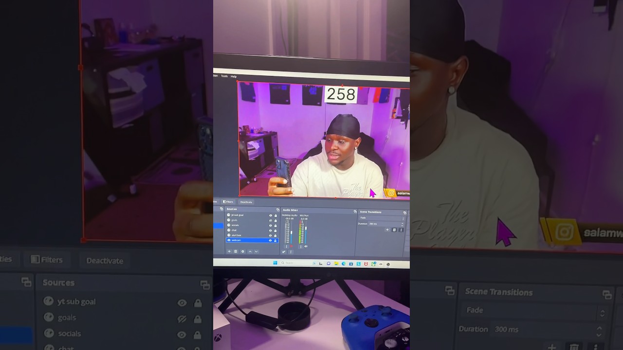 😳HOW I MADE MY WEBCAM LOOK 10x BETTER ON OBS#contentcreator #logitech  #tips #obs