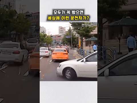 세상에 이런 운전자가 있나요?