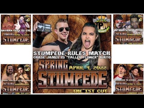 TPW Spring Stumpede: Stumpede Rules Match - Kikyo vs Chase James