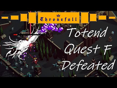 Thronefall's Hardest Quest? - How To Beat Totend Quest F