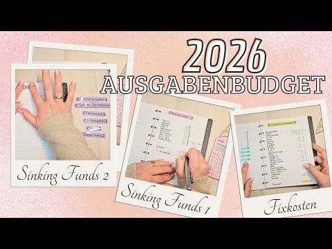 Budgetplanung🗒Alles neu 2026✍️🏻Ausgabenbudget💲 #minimi 🎀 #budget 