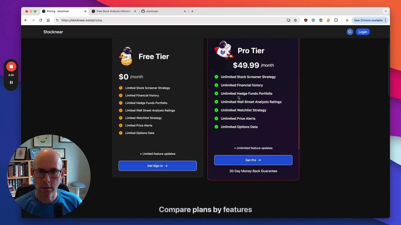 Website Roast of Stocknear com