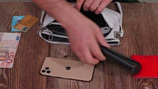 Стильний жіночий клатч із натуральної шкіри Grande Pelle 11635 білий