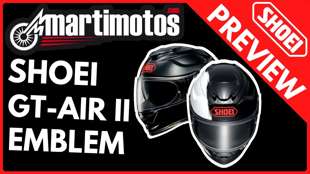 PREVIEW // 😍 SHOEI GT-AIR 2 EMBLEM