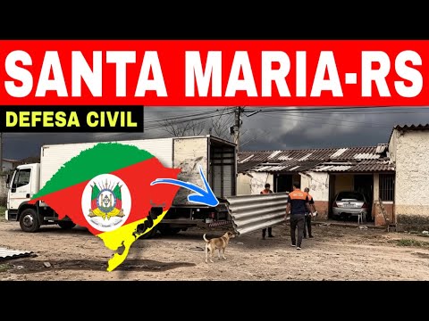 🚨AÇÃO da Prefeitura atende MORADORES após fortes VENTOS  em SANTA MARIA-RS 19/07/26 