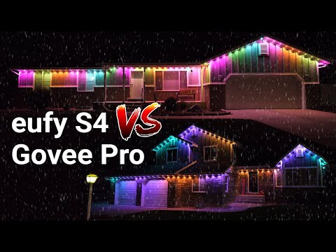 Comparing the eufy Permanent Outdoor Lights S4 to the Govee Pro Lights