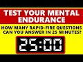Can You Focus for 25 Minutes? The Ultimate Brain Stamina Test!