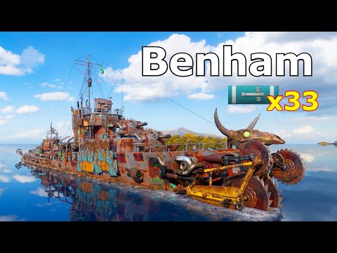 World of WarShips Benham - 5 Kills 331K Damage